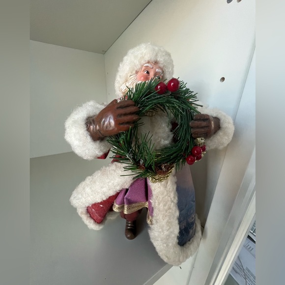 Vintage Thomas Kinkade Old world CHRISTMAS Journey’s End 8" Santa Claus Figurine - Picture 13 of 16